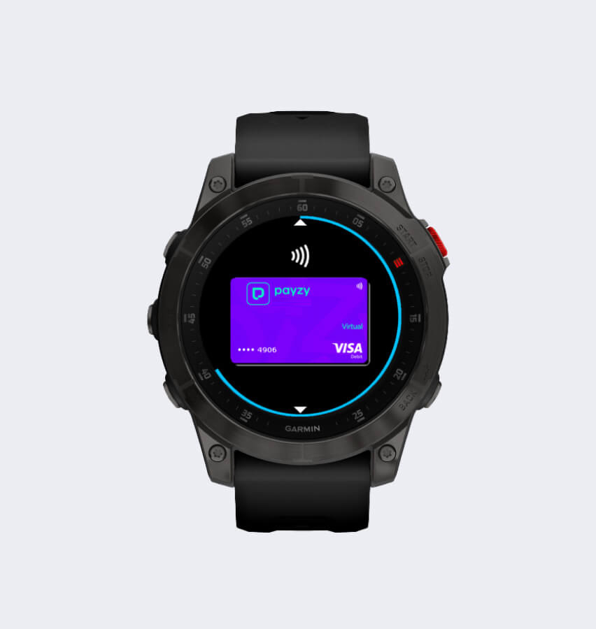 Βήμα 2: Δημιουργία passcode για την payzy κάρτα στο Garmin Pay